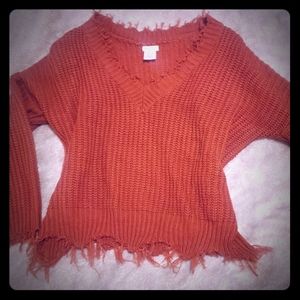 Main Strip knit slouch sweater